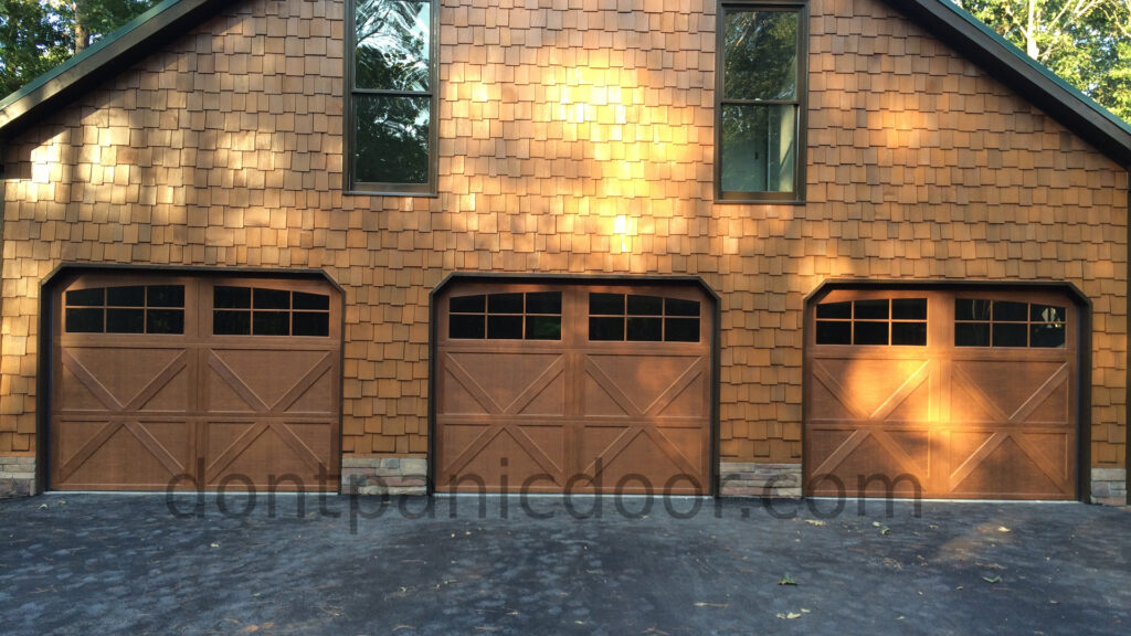 image of garage doors that I installed a few years ago