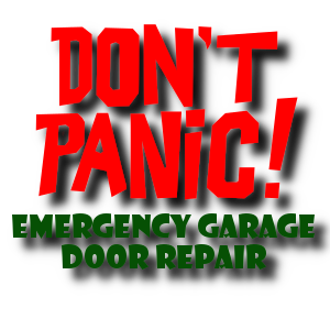 Don't Panic Emergency Garage Door Repair logo